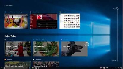 El Timeline de Windows 10 se retrasará