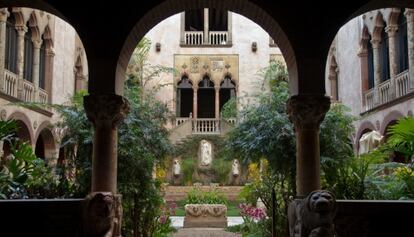 El patio interior de la galería.