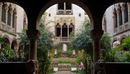 El patio interior de la galer&iacute;a.