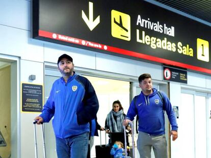 Viajeros llegan al aeropuerto Adolfo Suárez Madrid Barajas.