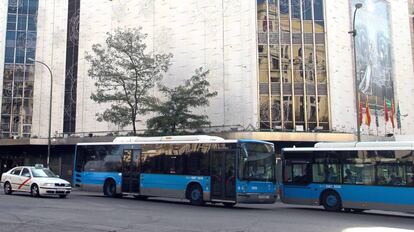 Autobuses de la EMT.