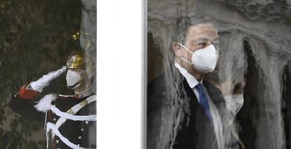 El expresidente del BCE, Mario Draghi, el pasado día 3 en el Palacio del Quirinale