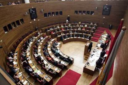 Una sesión del Parlamento valenciano.