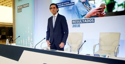 El presidente de Telefónica, José María Álvarez-Pallete.