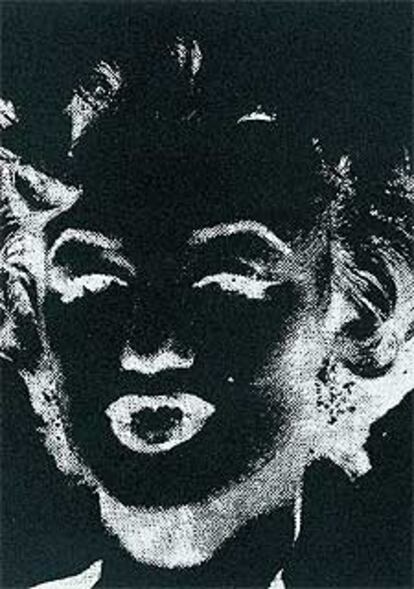 La serigrafía <i>Marilyn Monroe (reverso)</i>, de Andy Warhol (1978).