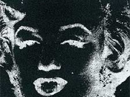 La serigrafía <i>Marilyn Monroe (reverso)</i>, de Andy Warhol (1978).