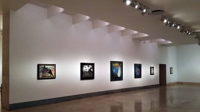 Una de las salas del Thyssen madrileño con la nueva iluminación.