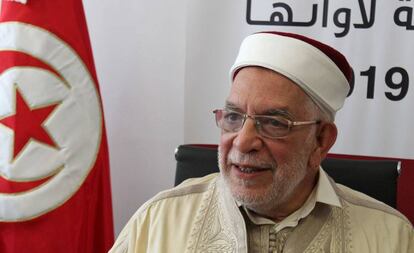 Abdelfatá Muru, el candidato del partido Ennahda a las elecciones presidenciales en Túnez.
