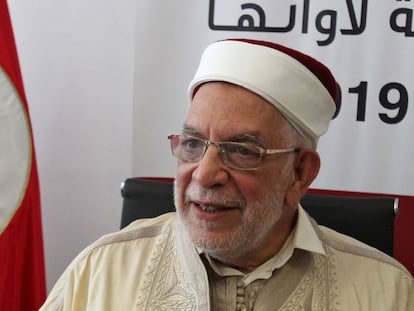 Abdelfatá Muru, el candidato del partido Ennahda a las elecciones presidenciales en Túnez.