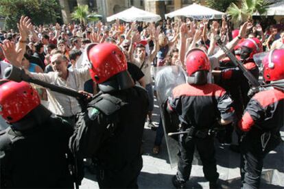 Manifestación de Batasuna en San Sebastián.