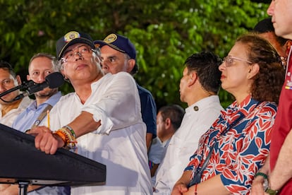 Gustavo Petro en Barranquilla, Colombia, el 20 de mayo de 2025.