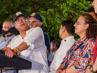 Gustavo Petro en Barranquilla, Colombia, el 20 de mayo de 2025.