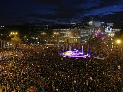 La Cibeles el pasado 8-M.