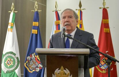 El exministro de Defensa de Colombia, Guillermo Botero. 