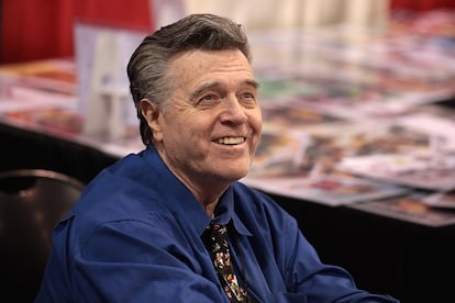 El historietista Neal Adams en 2019, en la convención Phoenix Fan Fusion.