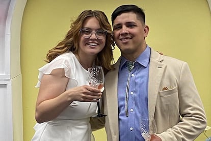 Ariel Whaley y Nelson Contreras en una imagen cedida.