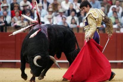 Sebastián Castella, que cortó dos orejas a su primero de la tarde.