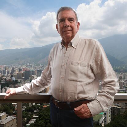 CARACAS, VENEZUELA - MAY 11: Opposition presidential candidate for Plataforma Unitaria Democrática Edmundo Gonzalez Urrutia poses during a portrait session on May 11, 2024 in Caracas, Venezuela. Gonzalez Urrutia, 74, became the opposition candidate to face incumbent president Nicolas Maduro during the presidential election to be held on July 28. The diplomat and former member of 'El Nacional' newspaper will run for the presidency after weeks in which many opposition aspirants were banned from politics. (Photo by Jesus Vargas/Getty Images)