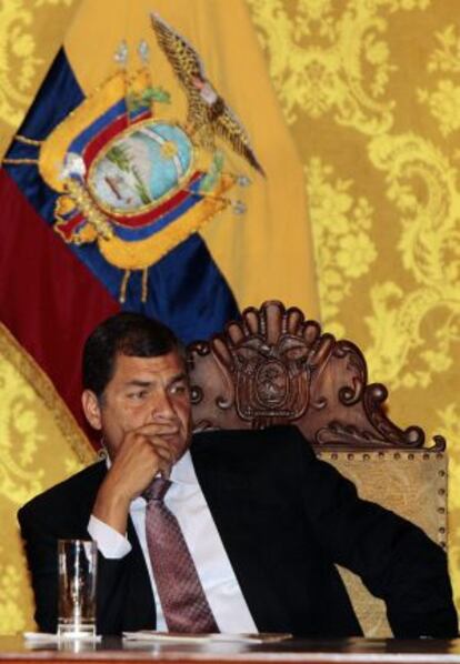 El presidente de Ecuador, Rafael Correa.