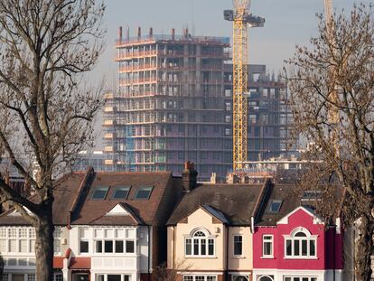 Edificio en construcción en Nine Elms, al sur de Londres, en una fotografía del pasado 23 de enero.