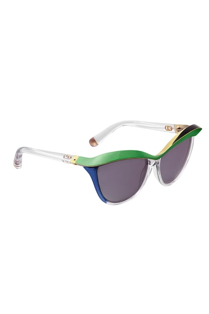 Gafas tricolor cat-eye de Dior (c.p.v).