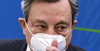 Mario Draghi, primer ministro italiano.