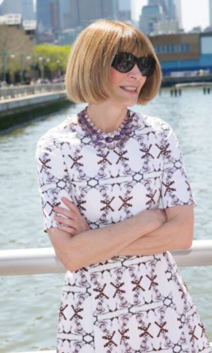 Anna Wintour, editora de 'Vogue', a mediados de mayo.