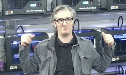 Bre Pettis, fundador de Makerbot.