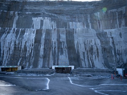 Galería GSN6 Norte donde se localizaron restos óseos del último de los diez mineros que perdieron la vida tras la inundación del pozo de carbón en ‘El Pinabete’, en Sabinas, Coahuila.