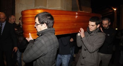 Funeral de Iñaki Lejarreta.