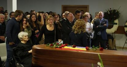 Funeral de Enrique Cerd&aacute;n Tato celebrado ayer en Alicante.