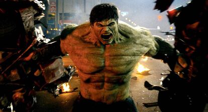 Edward Norton, en una de las muchas escenas de acción 'El increíble Hulk'.