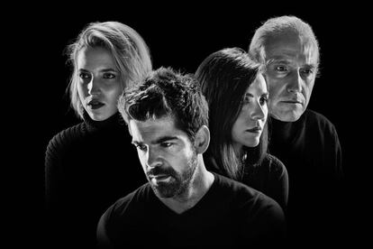 Los actores Miguel Ángel Muñoz, Ana Carlota Fernández , Ana Fernández y Gary Piquer, en 'Arte Nuevo'.