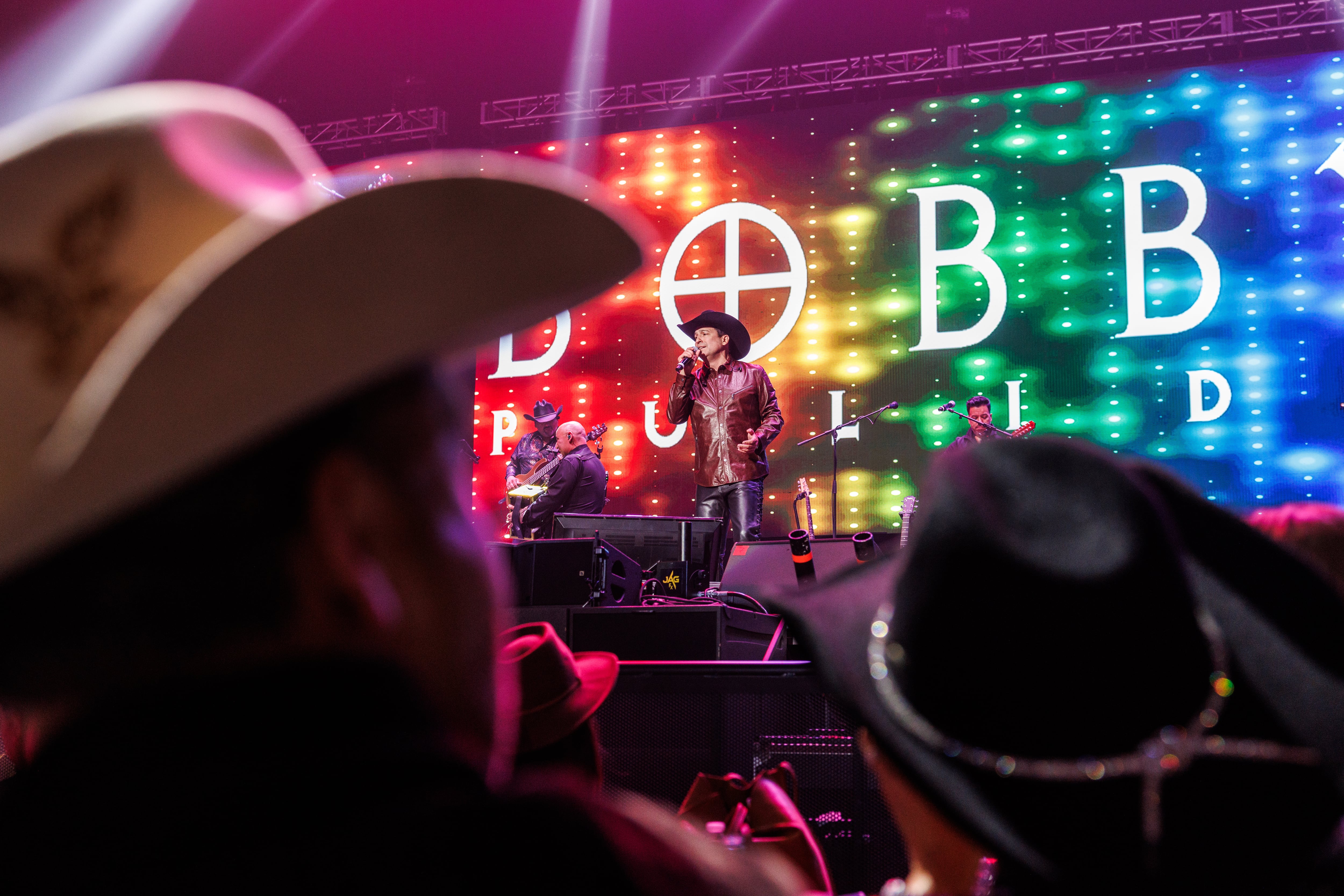 Presentación de Bobby Pulido en Edinburg, Texas, el 17 de octubre.
