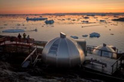 Los iglús del hotel Arctic, en Groenlandia, son el alojamiento preferido por los visitantes.