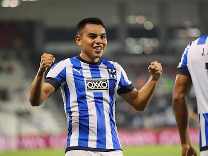 Carlos Rodríguez, celebra su gol.