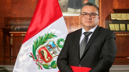 El exministro de Interior de Perú, Juan José Santiváñez.