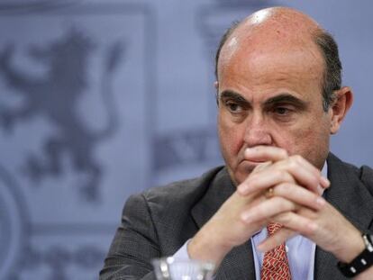 El ministro de Economía, Luis de Guindos.
