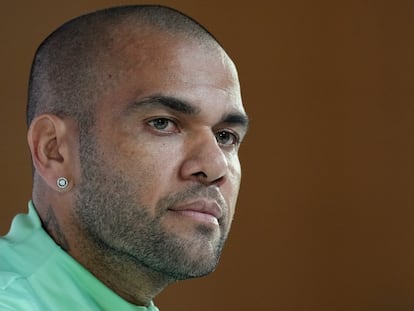 Dani Alves in Doha in 2022.