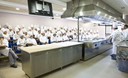 Alumnos de la primera promoción del Basque Culinary Center.