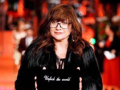 Isabel Coixet, en la darrera edició de la Berlinale, on va presentar 'Elisa y Marcela'.