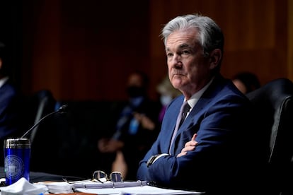 Jerome Powell, presidente de la Fed, en el Capitolio en diciembre.