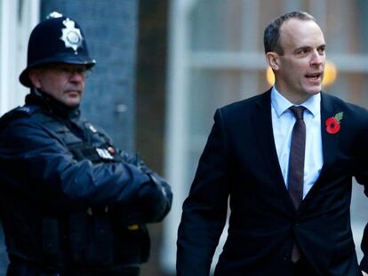 El ministro brit&aacute;nico para el Brexit, Dominic Raab.