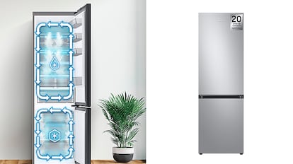 Este modelo de frigorífico tiene una tecnología que optimiza la temperatura interior.