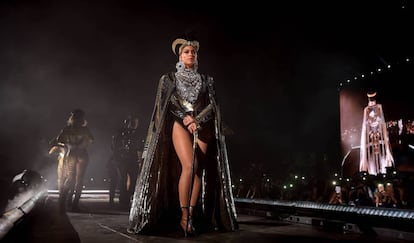 Beyoncé, durante su actuación del abril pasado en Coachella