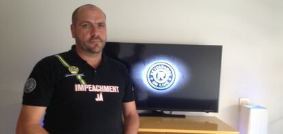 Marcello Reis, um dos líderes do Revoltados On Line.
