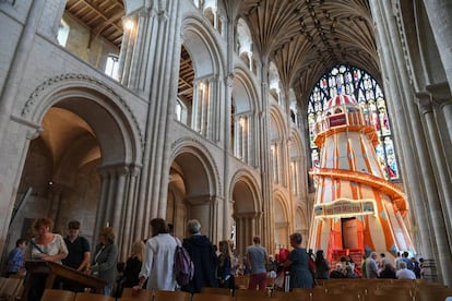 Imagen de la catedral este domingo.