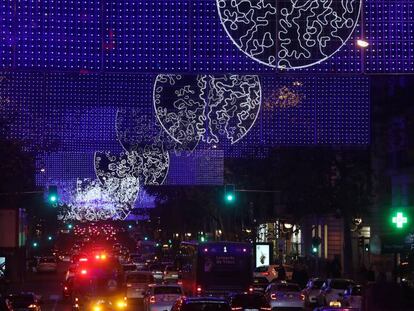 Encendido de las luces de Navidad en Madrid.