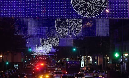 Encendido de las luces de Navidad en Madrid.