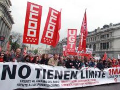Manifestaci&oacute;n del Primero de mayo en Madrid